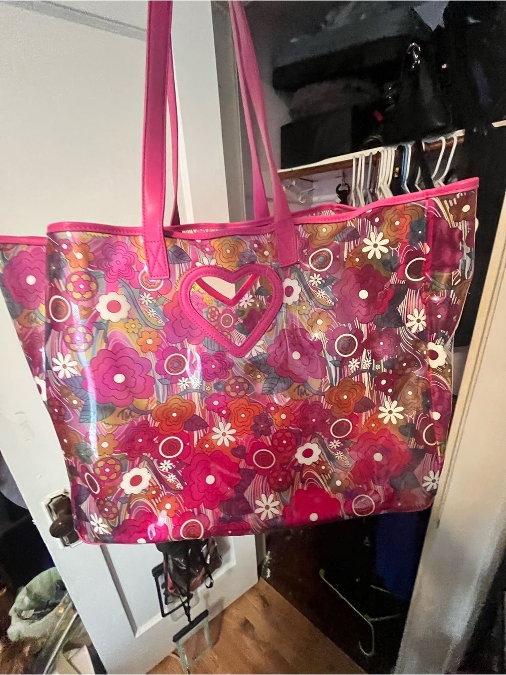 Trixie Mattel Clear 70’s Floral Beach Bag